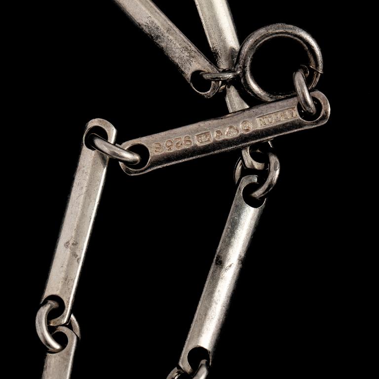 COLLIER, sterlingsilver, Alton, Falköping, 1974. Vikt 60 g.