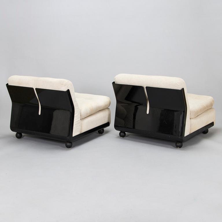 Mario Bellini, A pair of 'Amanta' armchairs for C&B Italia,  second half of the 20th century.