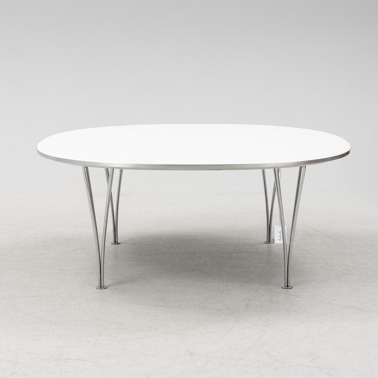 Bruno Mathsson, soffbord, "Supercirkel", Fritz Hansen, Danmark.