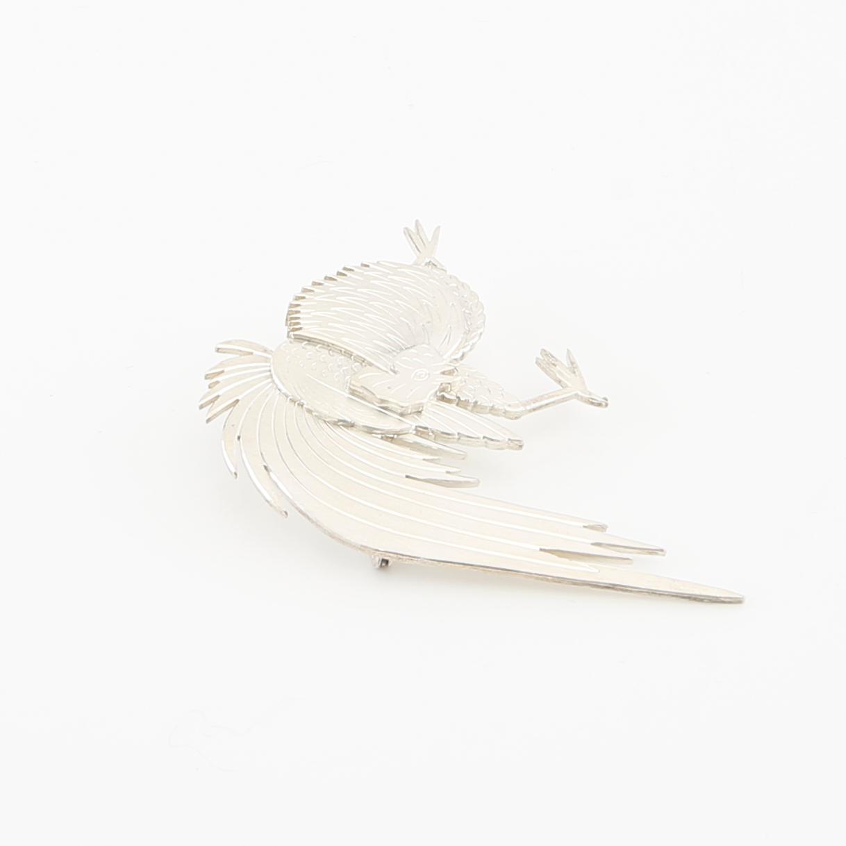 Wiwen Nilsson, brosch sterling silver, Lund 1973.