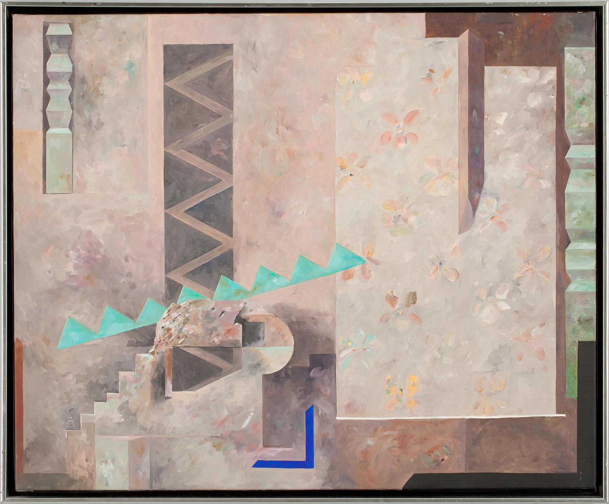 BENT HOLSTEIN, olja på duk, 1980-tal.