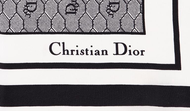 Christian Dior, a silk scarf.