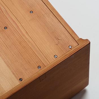 James Krenov, a wall cabinet, executed in his own workshop, Bromma, Sweden ca 1965.