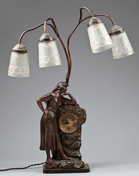 BORDSUR/BORDSLAMPA, Lenzkirch, 1900-talets början.