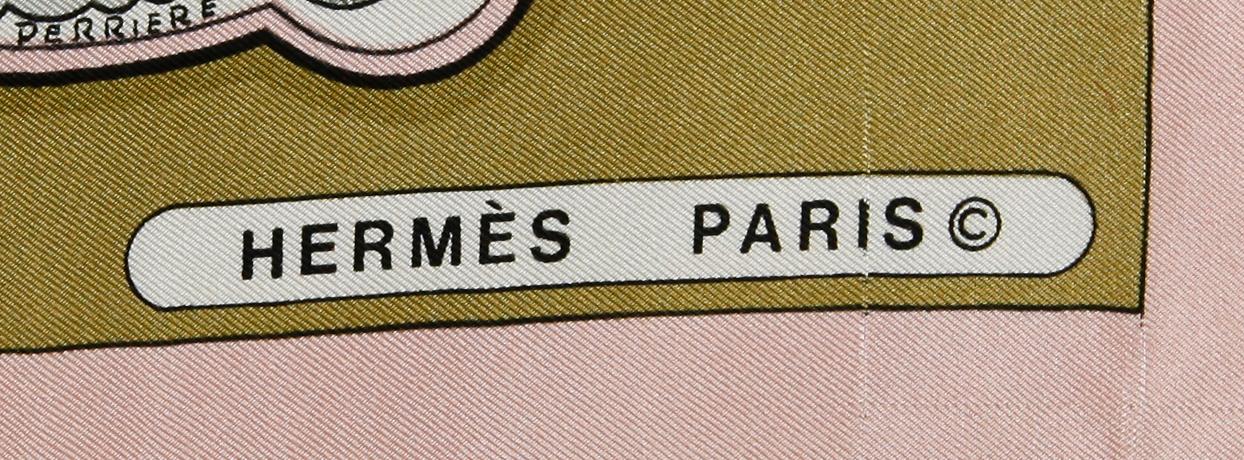 SCARF, siden, "Les Eperons", Hermés, Paris.