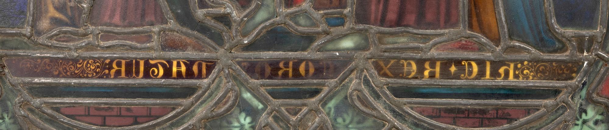 Lead glass window, Historicism late 19th century. - Bukowskis