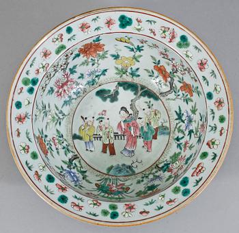 TVÄTTFAT, porslin, Kina, Qingdynastin, 1800-talets mitt.