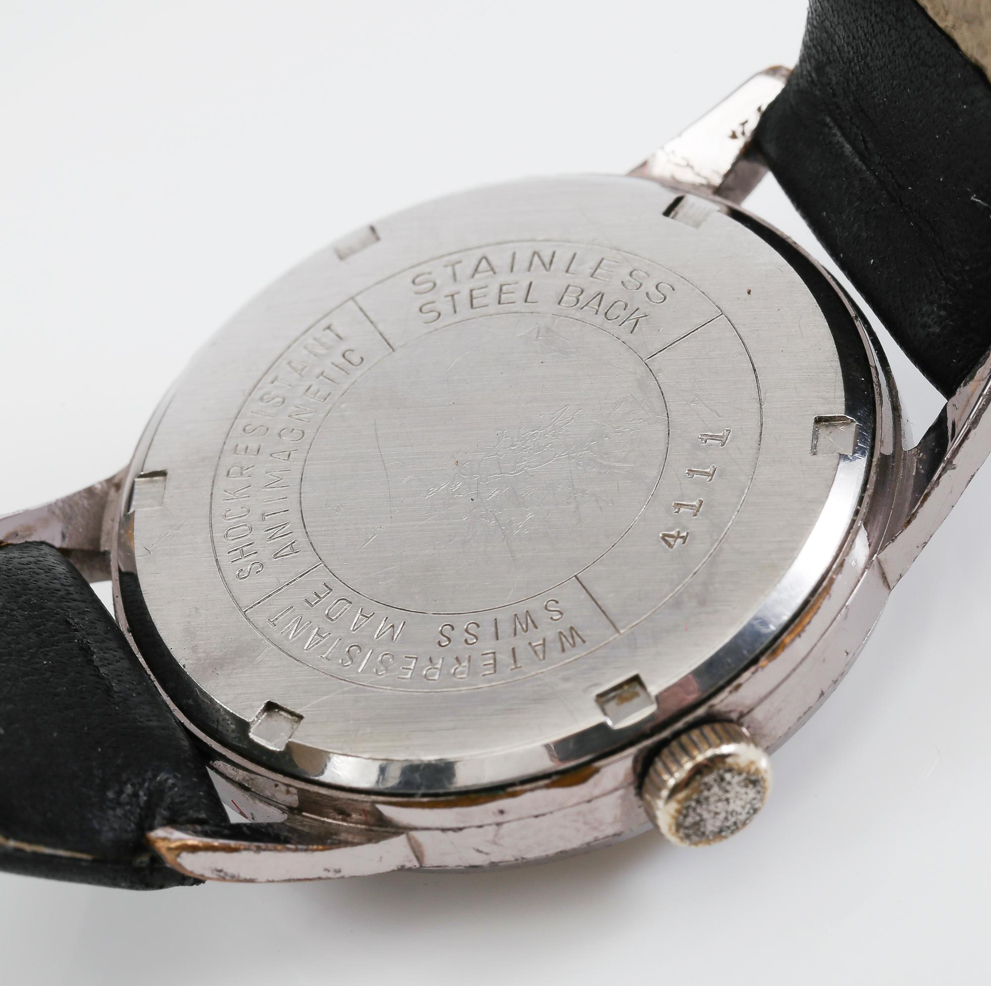 ARMBANDSUR, 3 st, stål samt guld på stål, Aria, Lagonda och ASU, 1900-talets andra hälft.