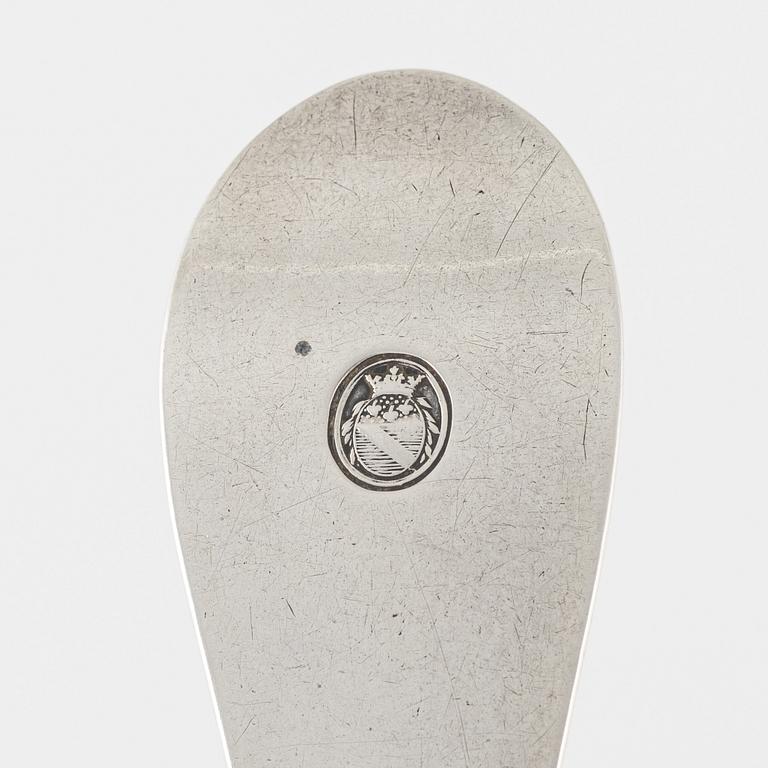Nils Limnelius, fiskspade, silver, Stockholm 1811.