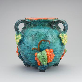 YTTERFODER, flintgods, Elsterwerda handgemalt, 1918-45, signerad undertill.