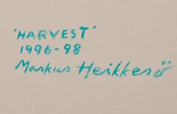 MARKUS HEIKKERÖ, öljy kankaalle, a tergo signeerattu ja päivätty 1996-98.