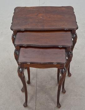 SATSBORD, 3 st, rokokostil, 1900-talets mitt.