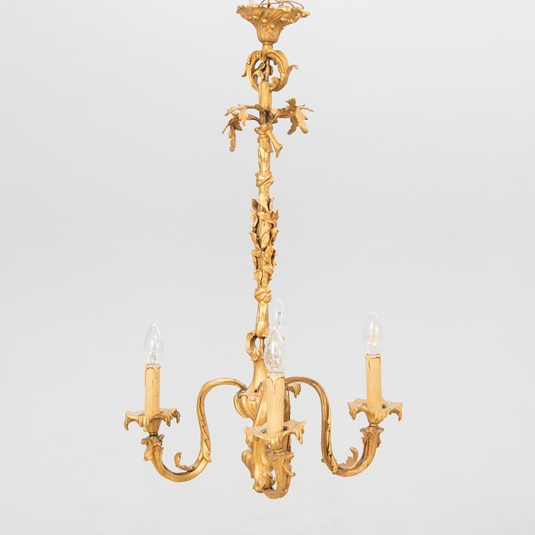 Chandelier in Rococo style, early 20th century.