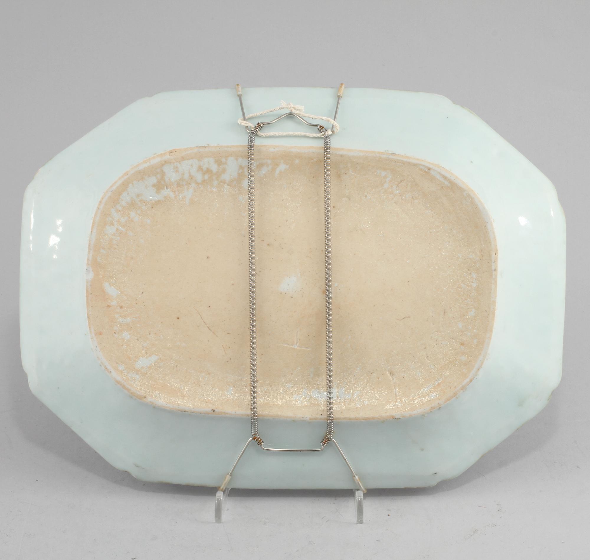 STEKFAT, porslin, Kina, 1700-tal.