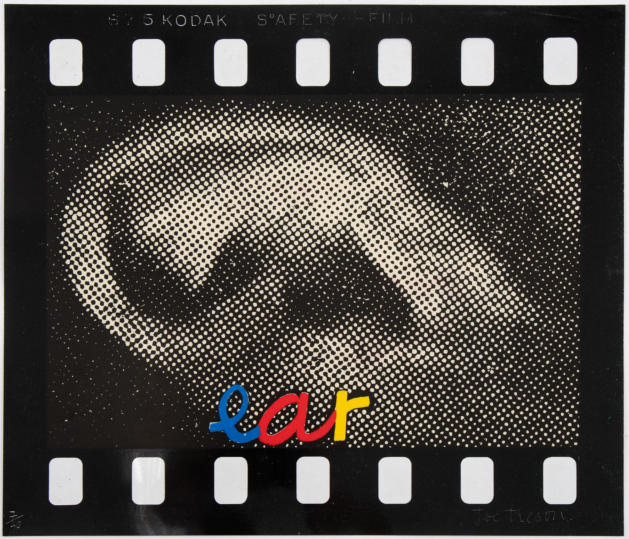 Joe Tilson, färgserigrafier och résin, 5 st, 1968, signerade 7/40.