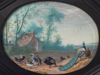 Philip Ferdinand de Hamilton Circle of, Landscapes with birds, a pair.