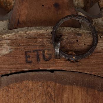 SPEGELLAMPETTER, för två ljus, ett par, av Johan Åkerblad (mästare i Stockholm 1758-1799), gustavianska.