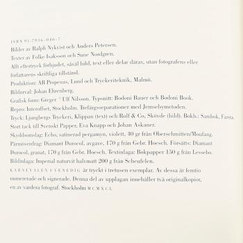 BOK, Ralph Nykvist och Anders Petersen, Karnevalen i Venedig.