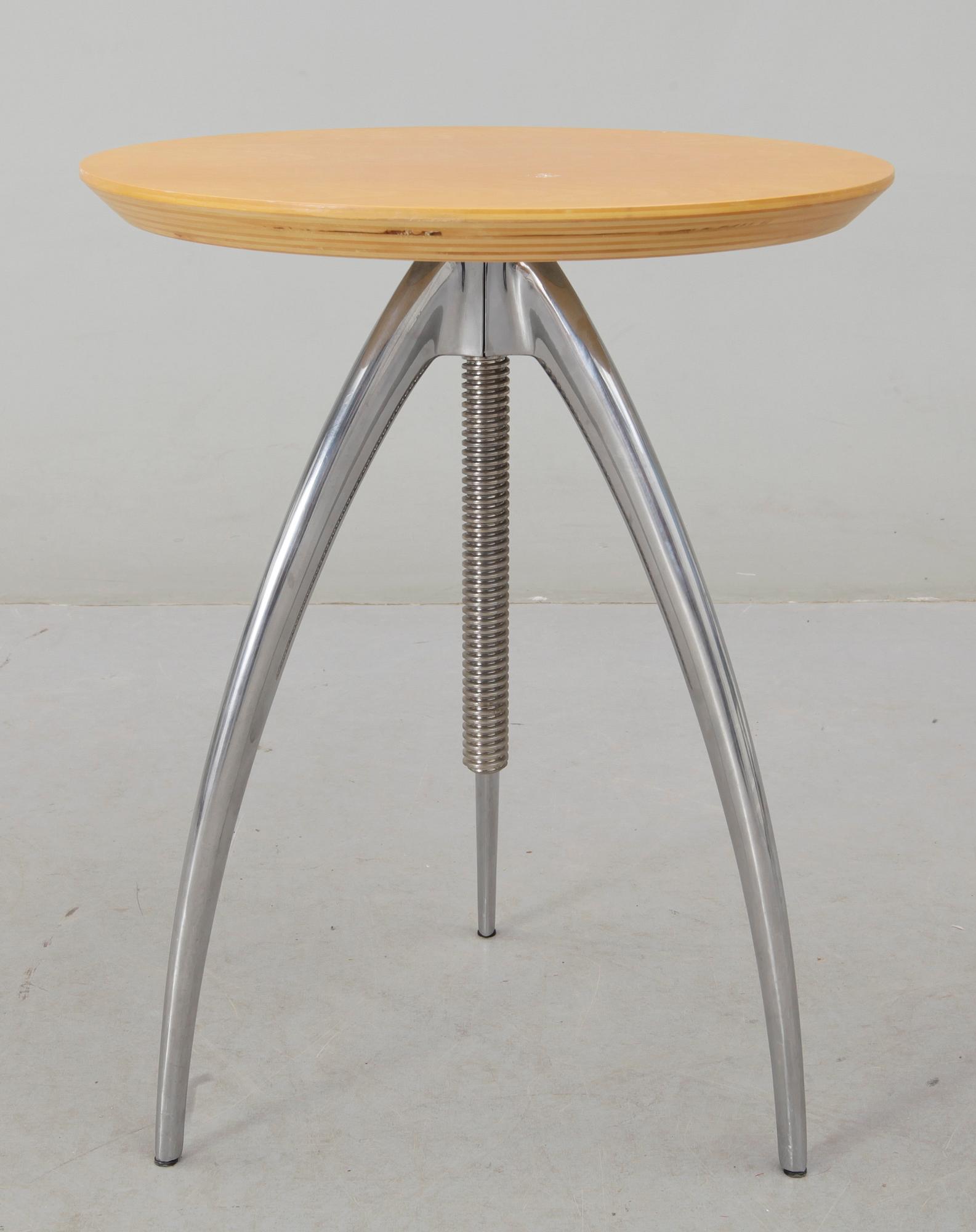 STOLAR, 3 st samt BORD, "Costes", Philippe Starck, Aleph, Driade. Italien.
