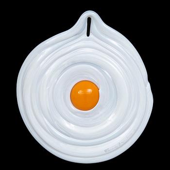 Thommy Bremberg, a signed and dated glass sculpture.