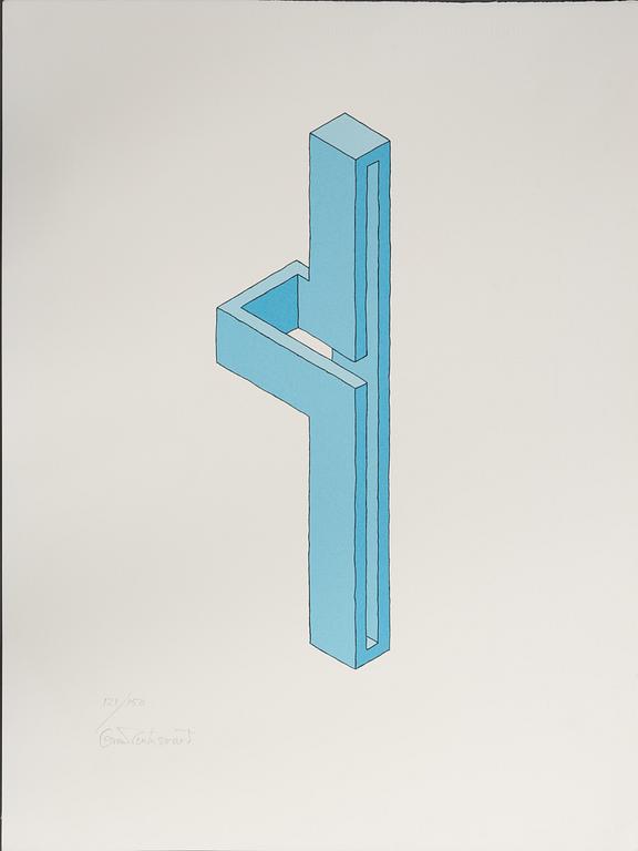Oscar Reutersvärd, Untitled, 2 pcs.