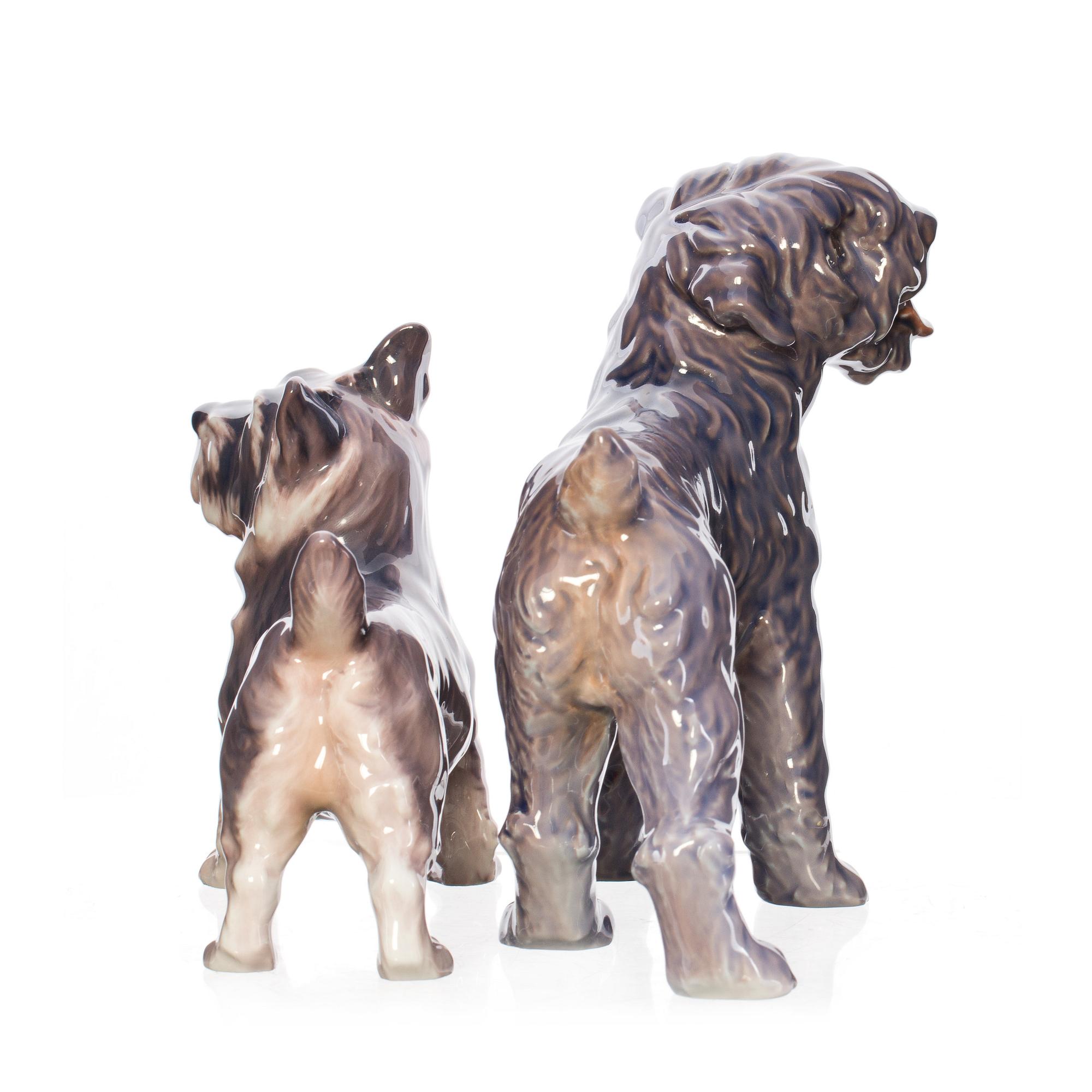 FIGURINER, 2 st, porslin, Dahl Jensen.
