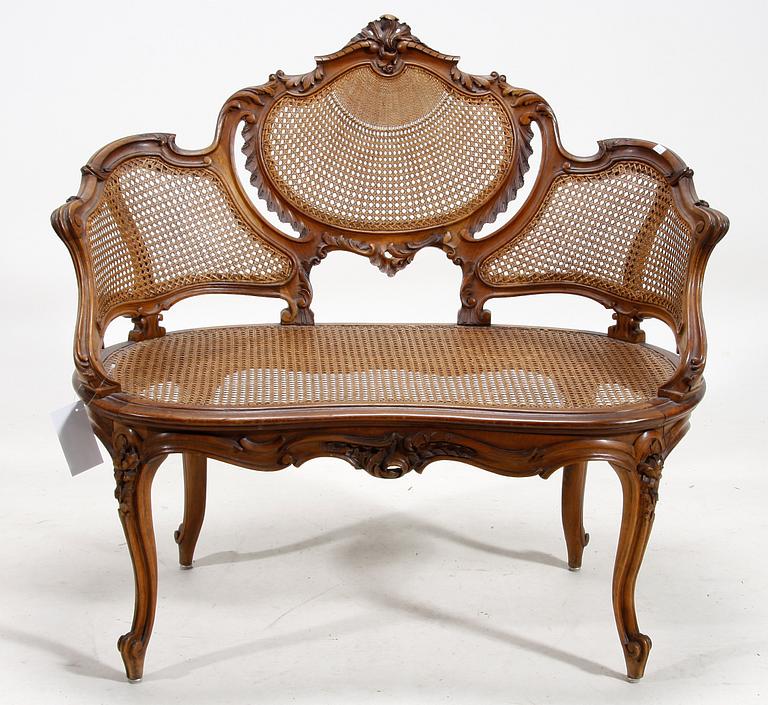 SOFFA, rokokostil, omkring 1900.