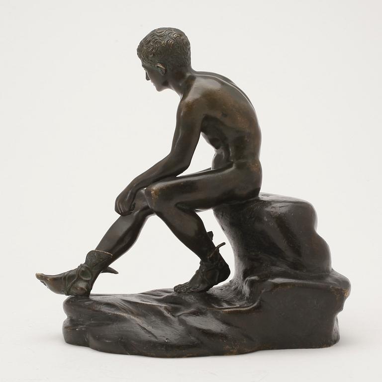 SKULPTUR, patinerad brons, 1900-tal.