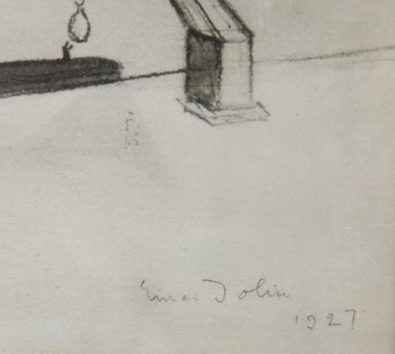 JOLIN, EINAR, ljustryck, sign o dat i trycket 1927.