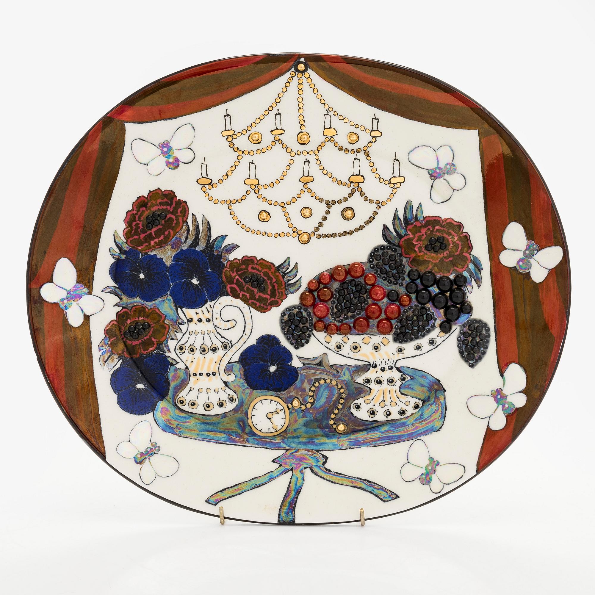 Birger Kaipiainen, A 'Jubilee dish 2000' 362/400, Pro Arte, Arabia.