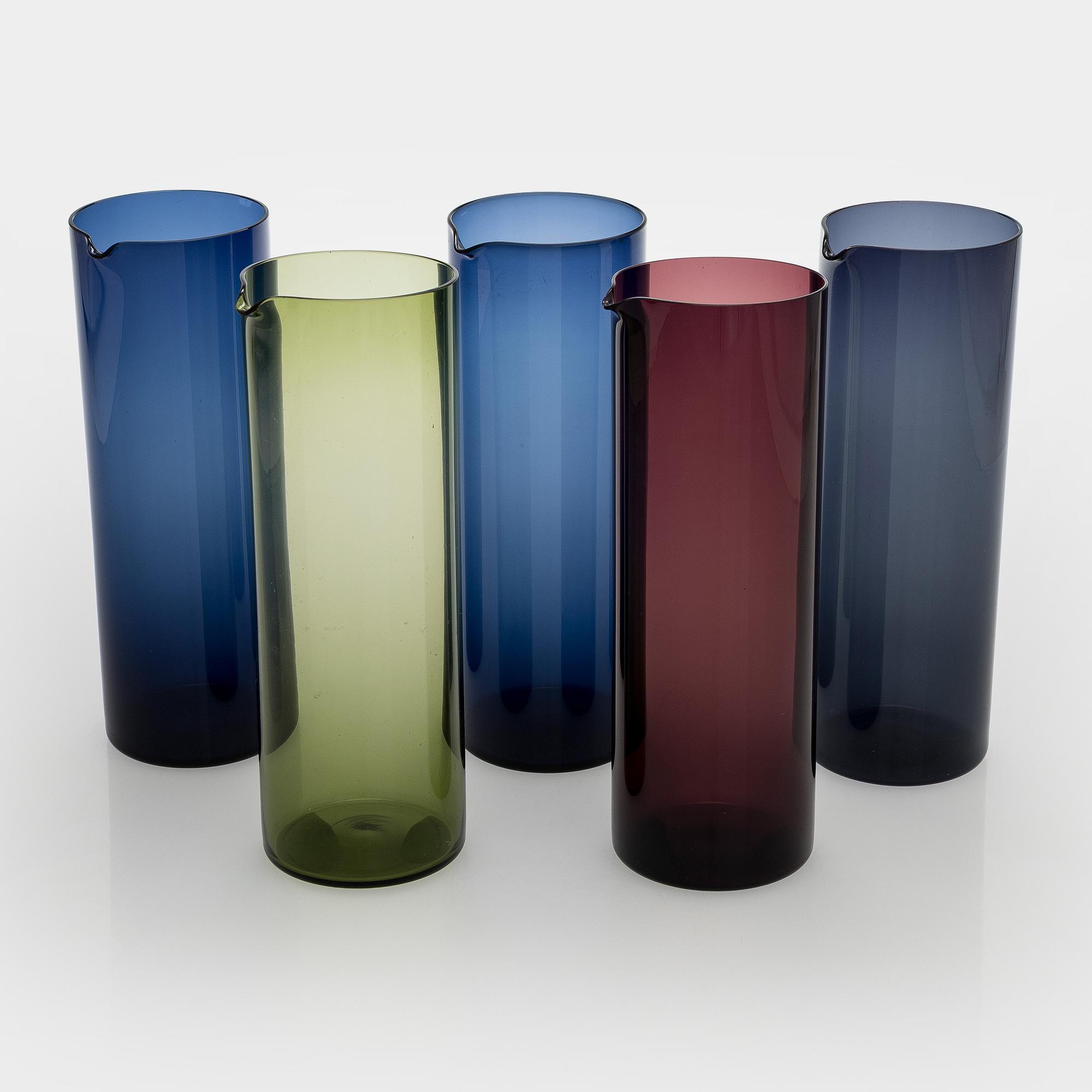 Kaj Franck, kaatimia, 5 kpl, malli 1609 Nuutajärvi Notsjö..