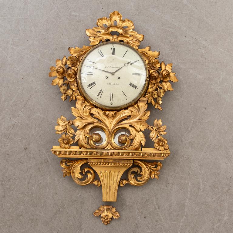 Väggpendyl, Johan Gabriel Wennermark Stockholm, 1800-tal.