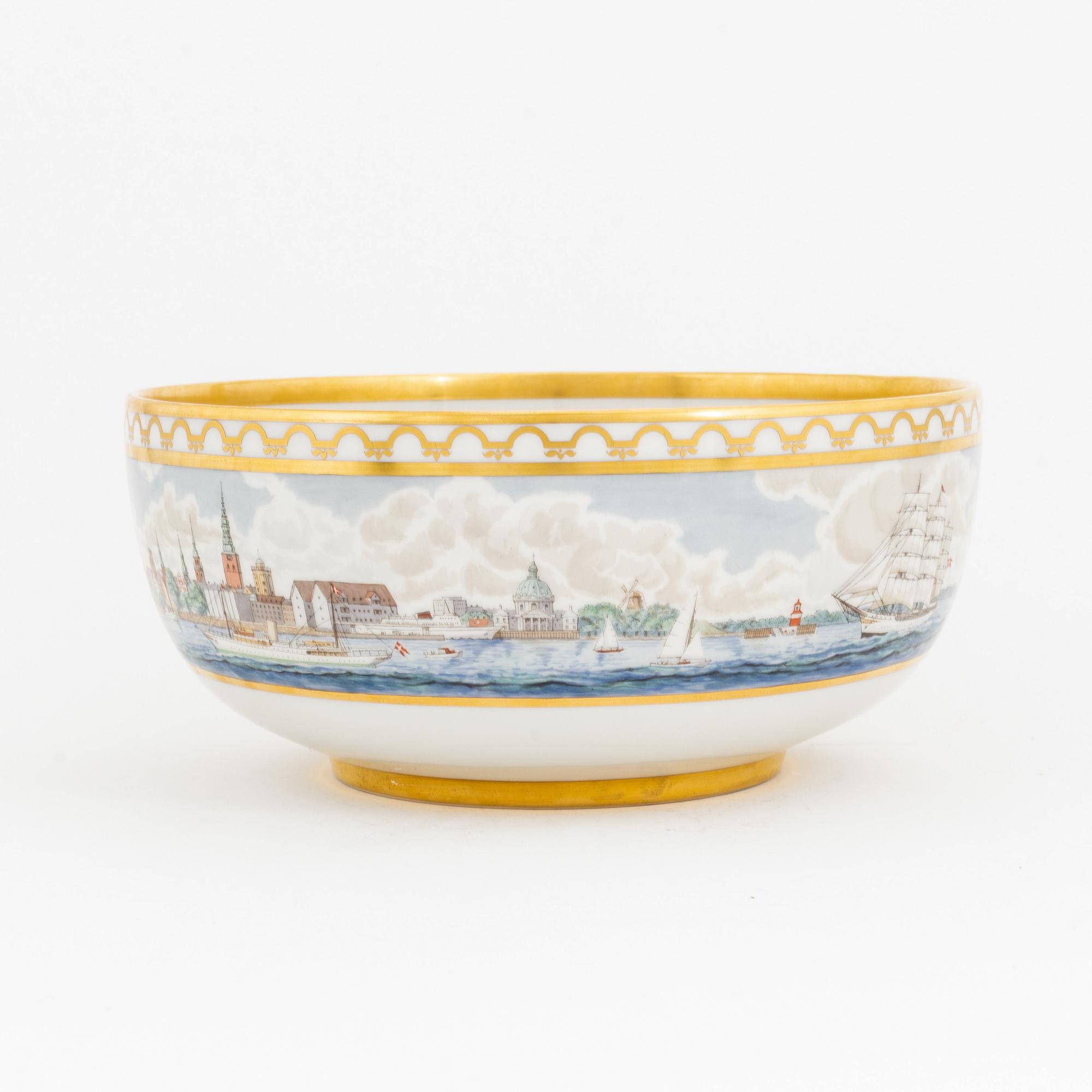 Skål Royal Copenhagen Jubileum 200 år porslin.