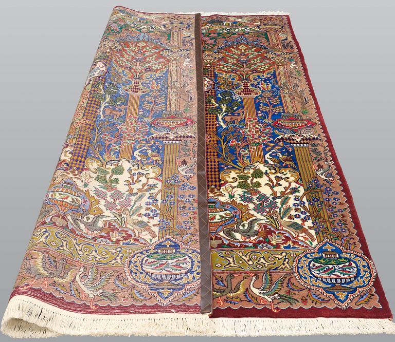 A carpet, Kashmar, 302 x 201 cm.