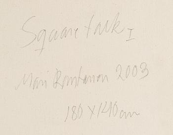 Mari Rantanen, "Square tank I".