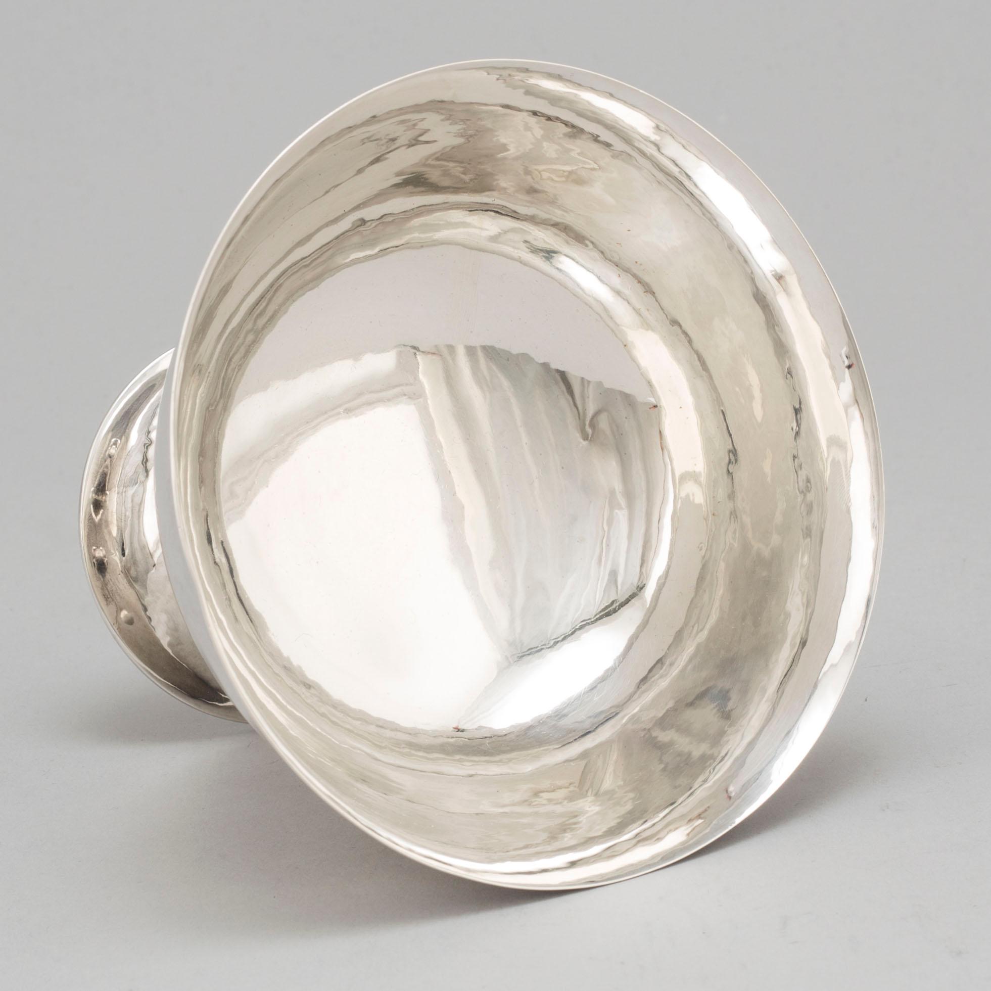 A Georg Jensen sterling silver bowl, Copenhagen probably 1920's, design no 197 B.