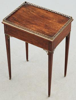 A late Gustavian Lady's working table attributed to C. D. Fick.