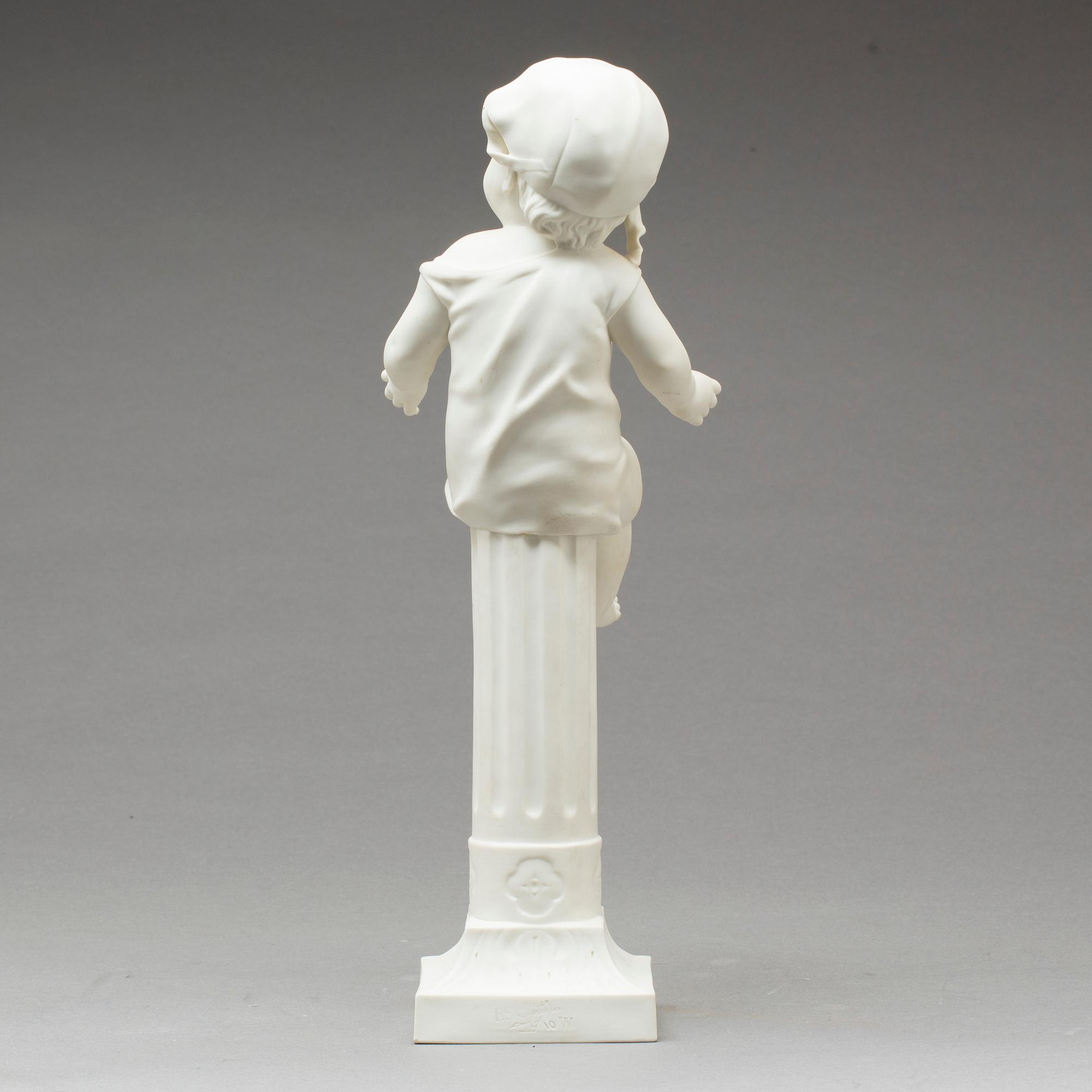 FIGURIN, Gustavsberg, parian, 1900-talets början.