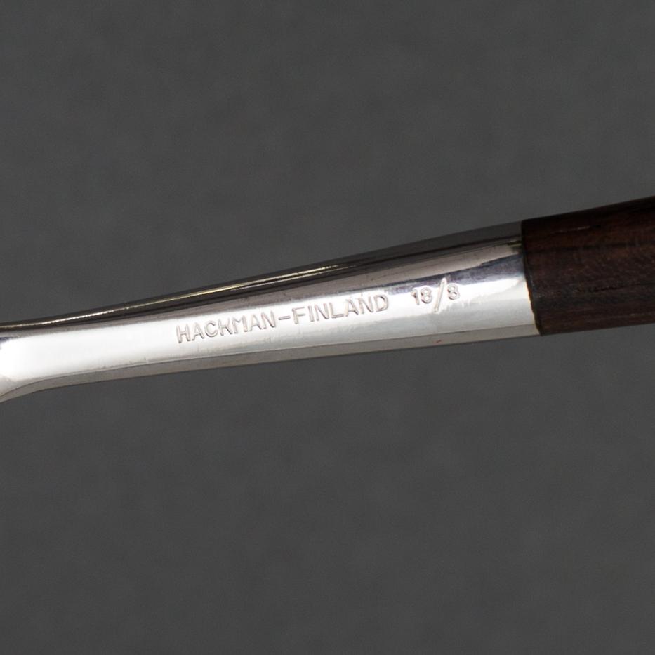 BERTEL GARDBERG, bestickuppsättning 159 dlr "Lion de Luxe", Hackman, Finland, efter 1958, schatull från Stig-Bolaget.