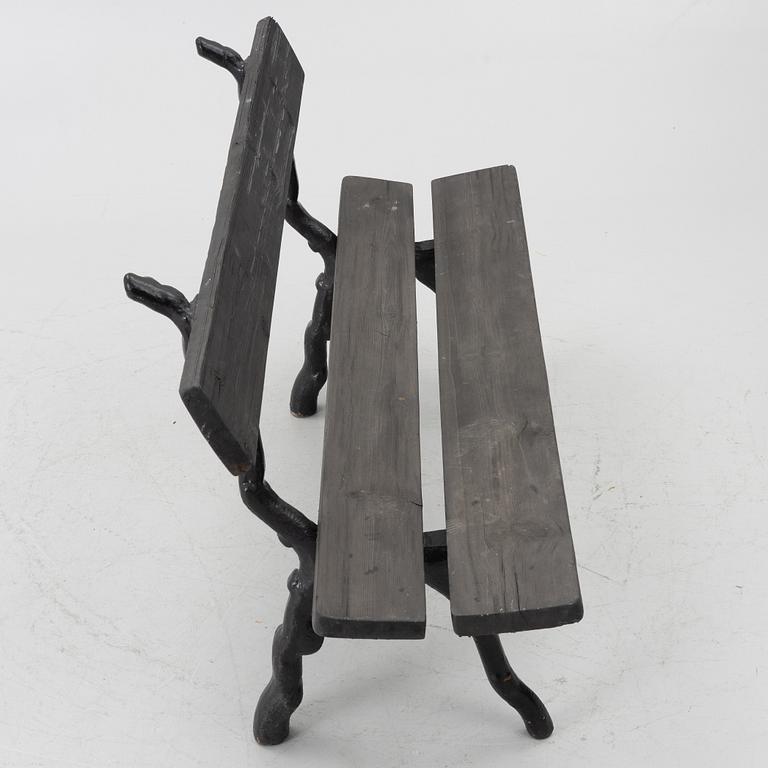 Trädgårdssoffa, 1900-tal.