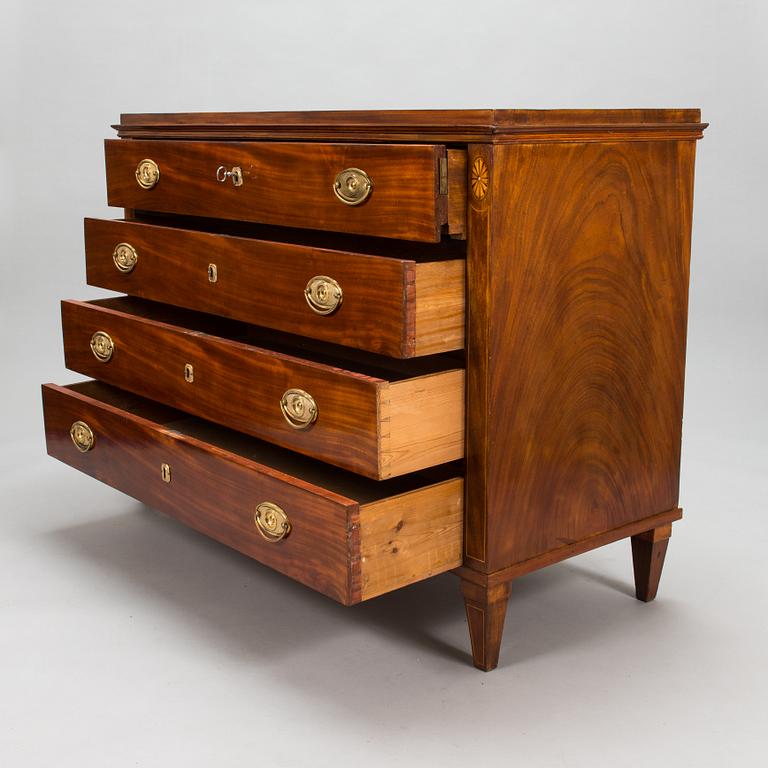 An Empire-style chest of drawer, Carl Hendrik Blom (master in Stockholm 1796 - 1835).