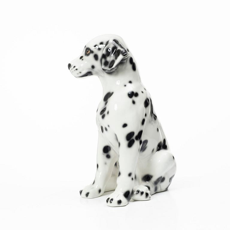 Sculpture, Dalmatian dog, Italy, late 20th century.