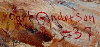 CARL ANDERSSON, olja på duk, signerad och daterad -37.