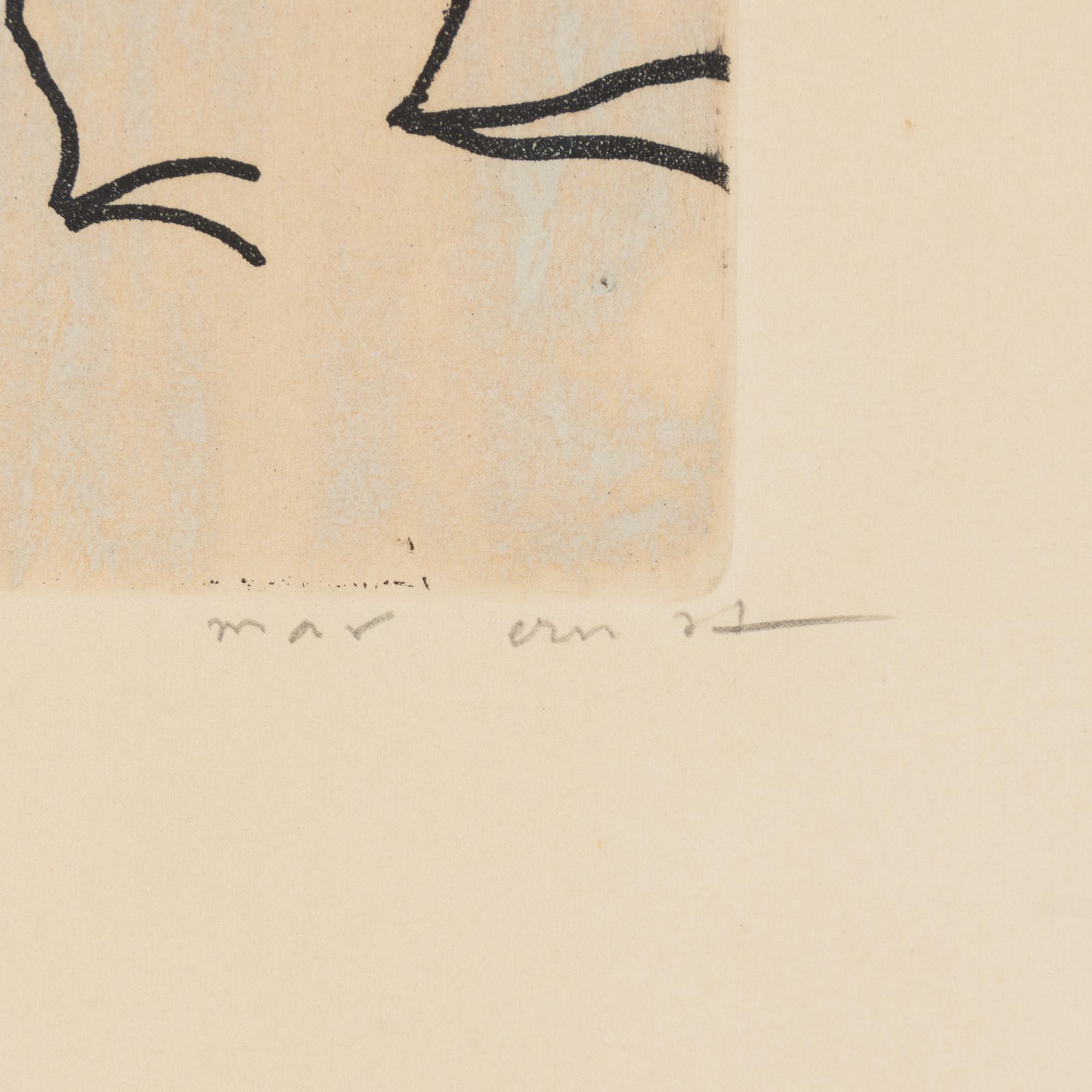 Max Ernst, from "Oiseaux en Peril".