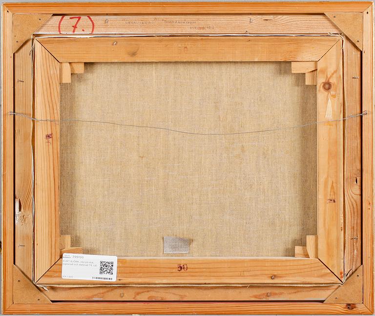 KURT BJÖRK, olja på duk, signerad och daterad 74.