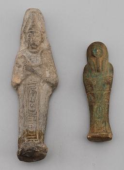 USCHBETI, 2 st, lergods, Egypten.