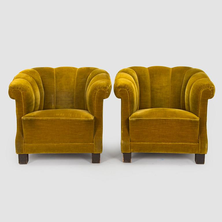 Nojatuolipari, malli 218 "Tuomari", Asko 1930-luku.