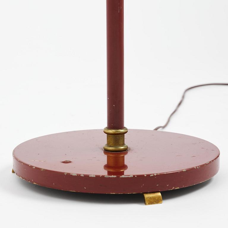 Carl-Axel Acking, golvlampa, modell "2646", Bröderna Malmströms Metallvarufabrik, Malmö, 1940-50-tal.