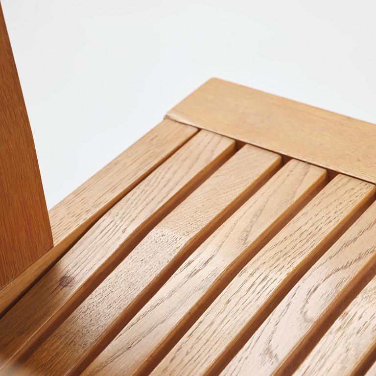 John Kandell, a pair of armchairs, J. E. Blomqvist Möbelfabrik, Uppsala, designed for the City Archive of Stockholm, 1958-59.