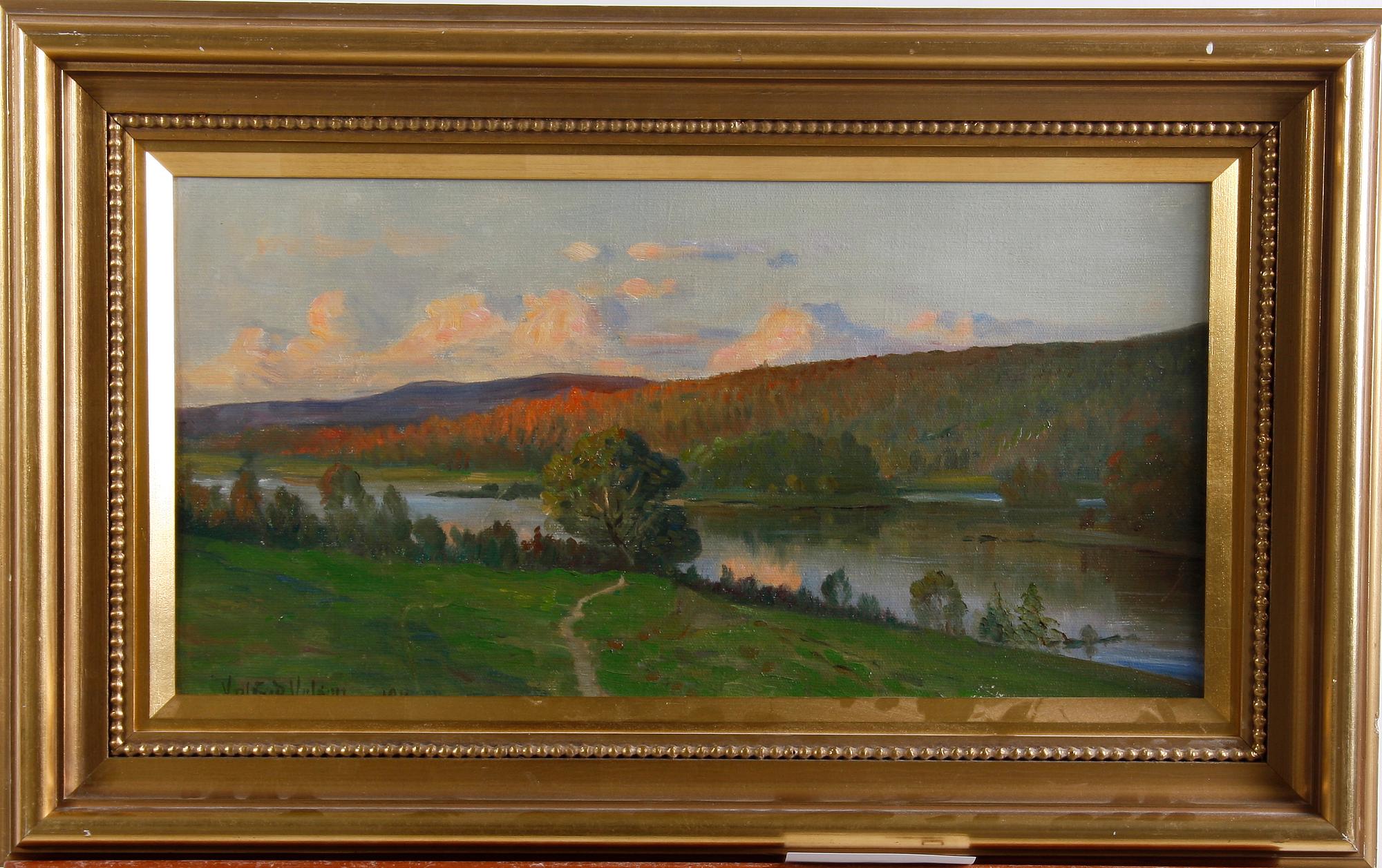 NELSON, WALFRID, olja på duk, sign o dat 1911.